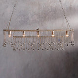 Aubrey Crystal Ball  Rectangular Chandelier 47" 60" - Oasislives
