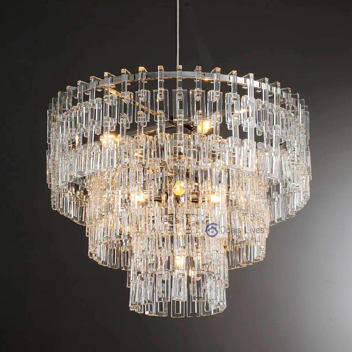 Marin 4-Tier Round Chandelier 48"