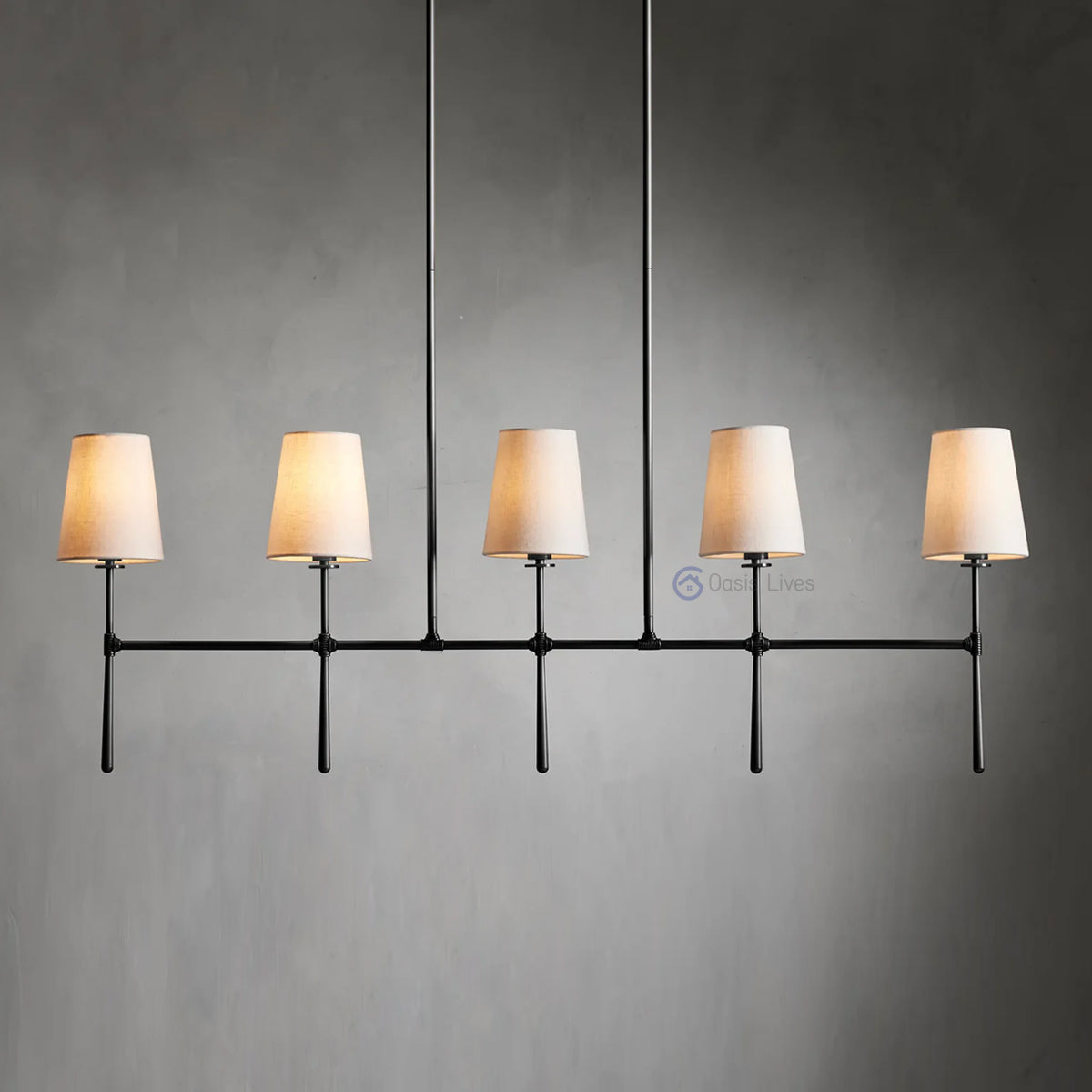 Ehodes Linear Chandelier - Oasislives