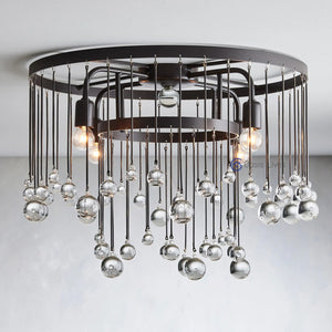 Aubrey Crystal Ball Flushmount - Oasislives