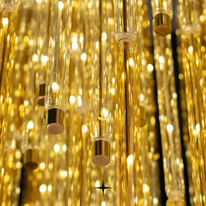 Echo Layered Rectangular Chandelier - Oasislives