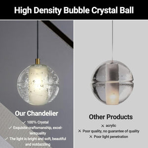 Modern Bubble Crystal Pendant Lights - Fast Delivery-1-Luxehomezone