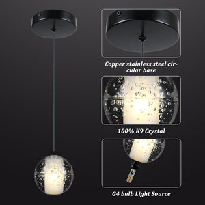 Modern Bubble Crystal Pendant Lights - Fast Delivery-1-Luxehomezone