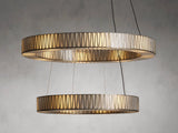 Chet 2-Tier Round Chandelier 47.25"W 60"W