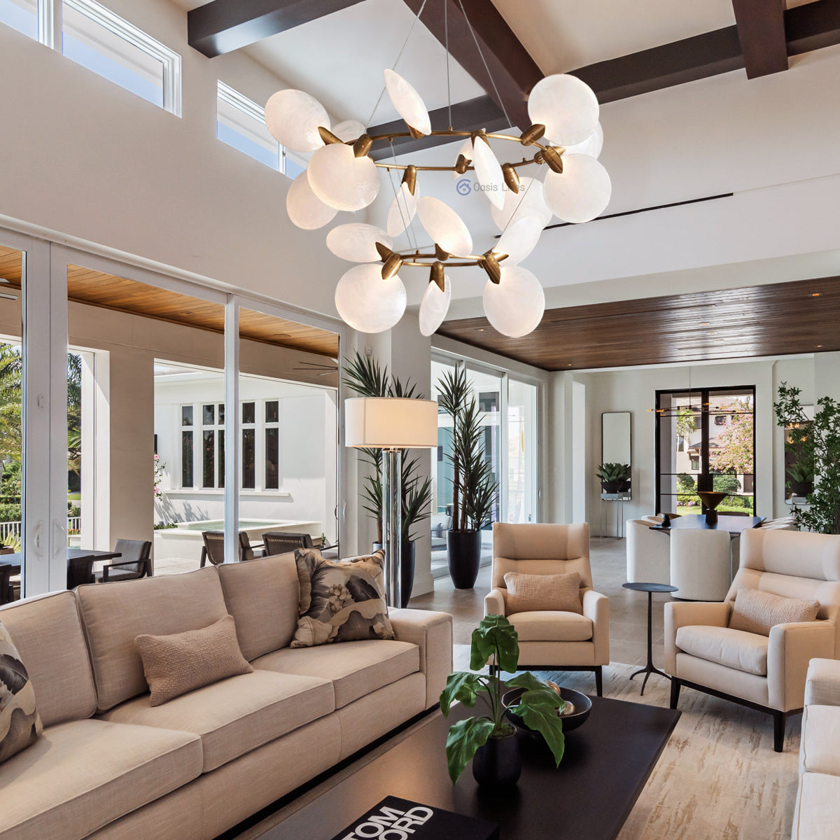 Liley 2-Tiered Halo Chandelier