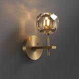 Modern Smoke Crystals Ball Round Chandelier