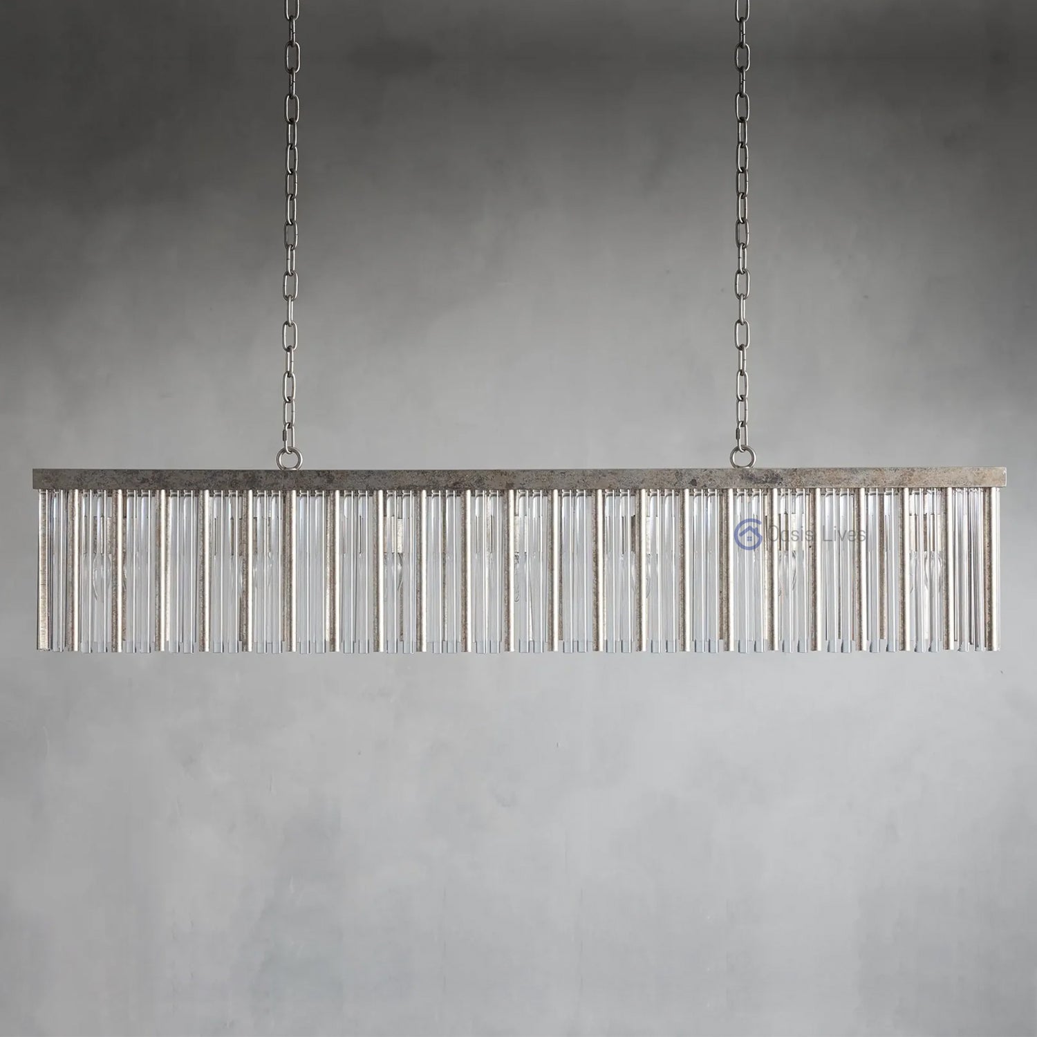 Anlucia Rectangular Chandelier - Oasislives