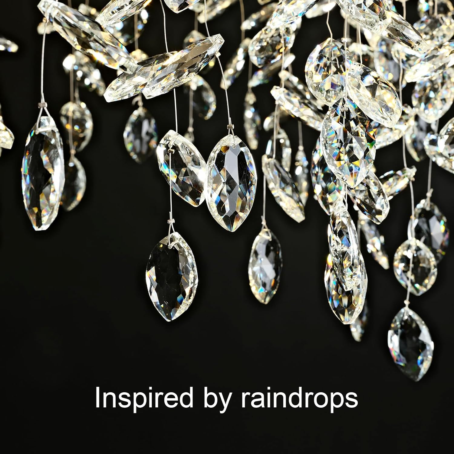 Sliver Tree Branch Rectangular Chandelier - Fast Delivery-1-Luxehomezone