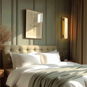 Alabaster Wall Sconces 20" - Fast Delivery-1-Luxehomezone