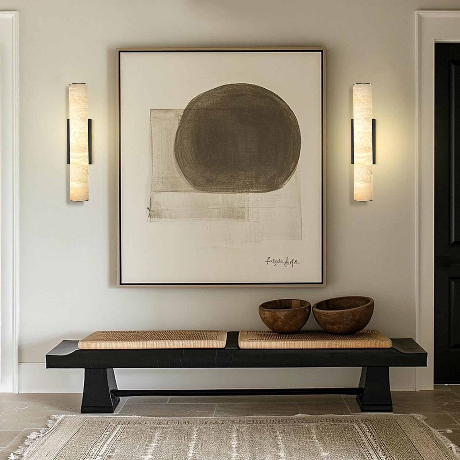 Spanish Natural Marble Sconces - Fast Delivery-1-Luxehomezone