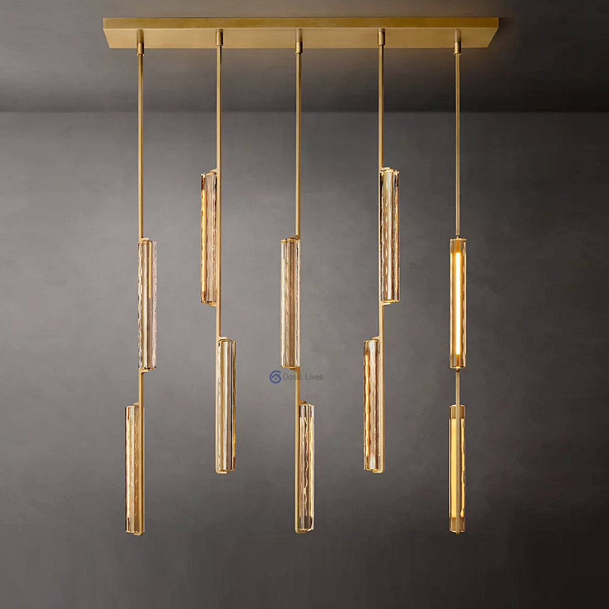 Audubon Linear Chandelier 54"
