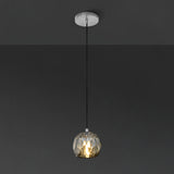 Modern Smoke Crystals Ball Round Chandelier