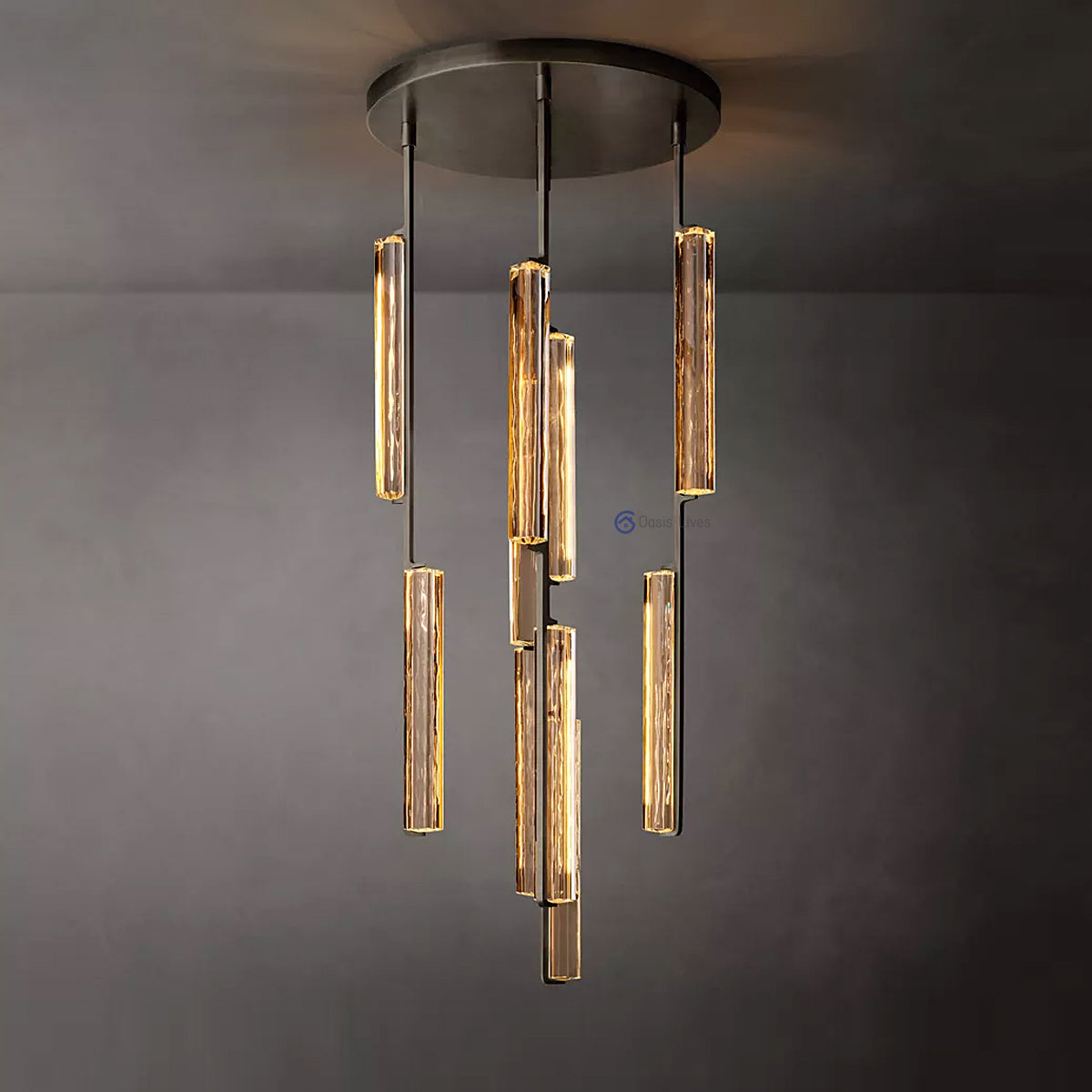 Audubon Crystal Round Chandelier 24"