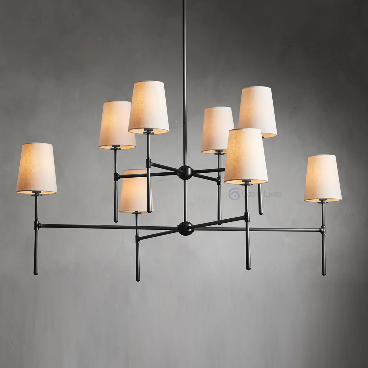 Ehodes 2-Tier Round Chandelier - Oasislives