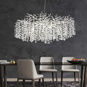 Tree Branch Chandelier for Dining Room L55in - Fast Delivery-1-Luxehomezone