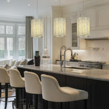 Smoke Grey Crystal Pendant Lights - Fast Delivery-1-Luxehomezone