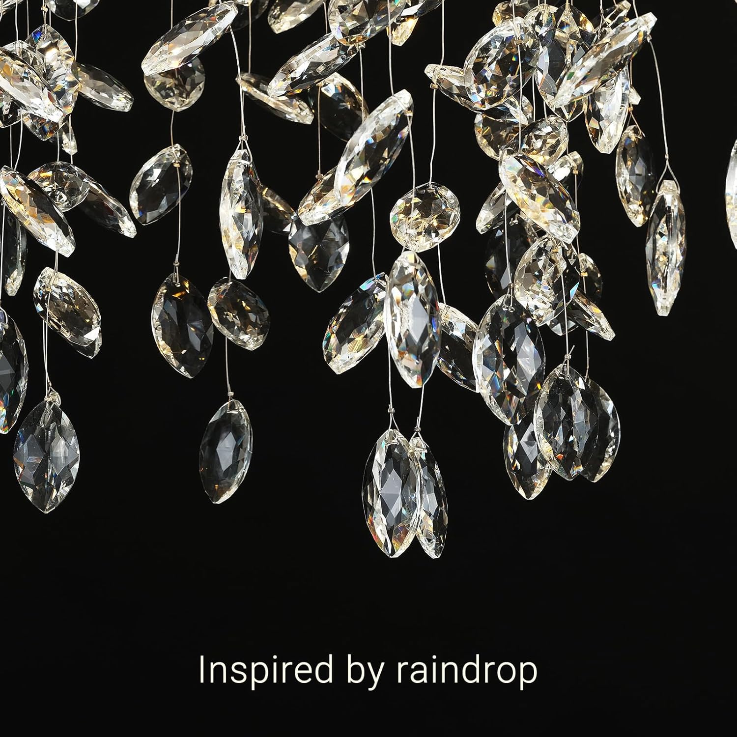 Sliver Tree Branch Rectangular Chandelier - Fast Delivery-1-Luxehomezone