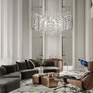 Tree Branch Chandelier for Dining Room L55in - Fast Delivery-1-Luxehomezone