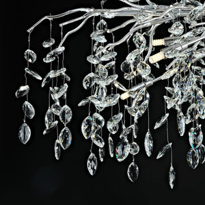 Sliver Tree Branch Rectangular Chandelier - Fast Delivery-1-Luxehomezone