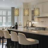 Smoke Grey Crystal Pendant Lights - Fast Delivery-1-Luxehomezone