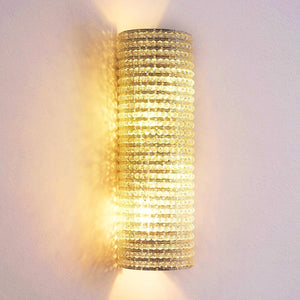 Smoke Grey Crystal Beaded Wall Sconce Light - Fast Delivery-1-Luxehomezone