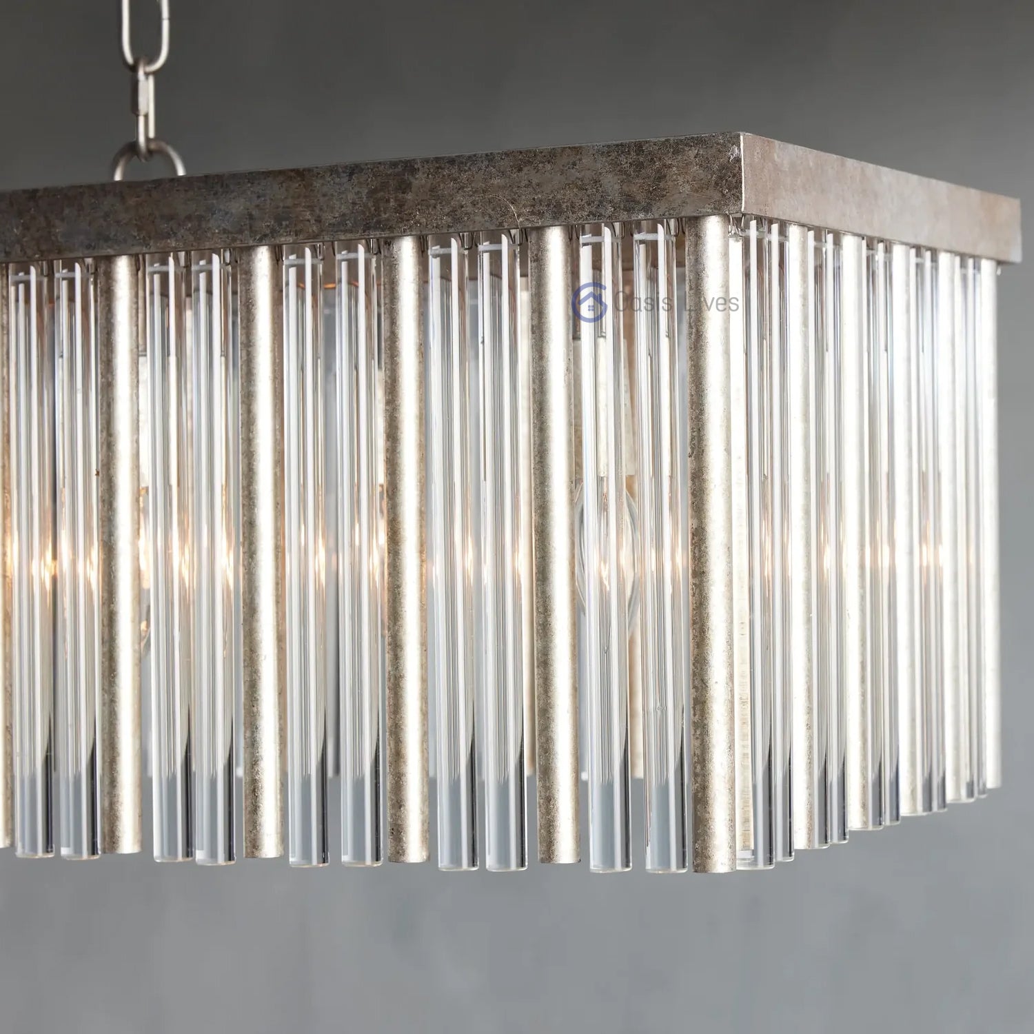 Anlucia Rectangular Chandelier - Oasislives