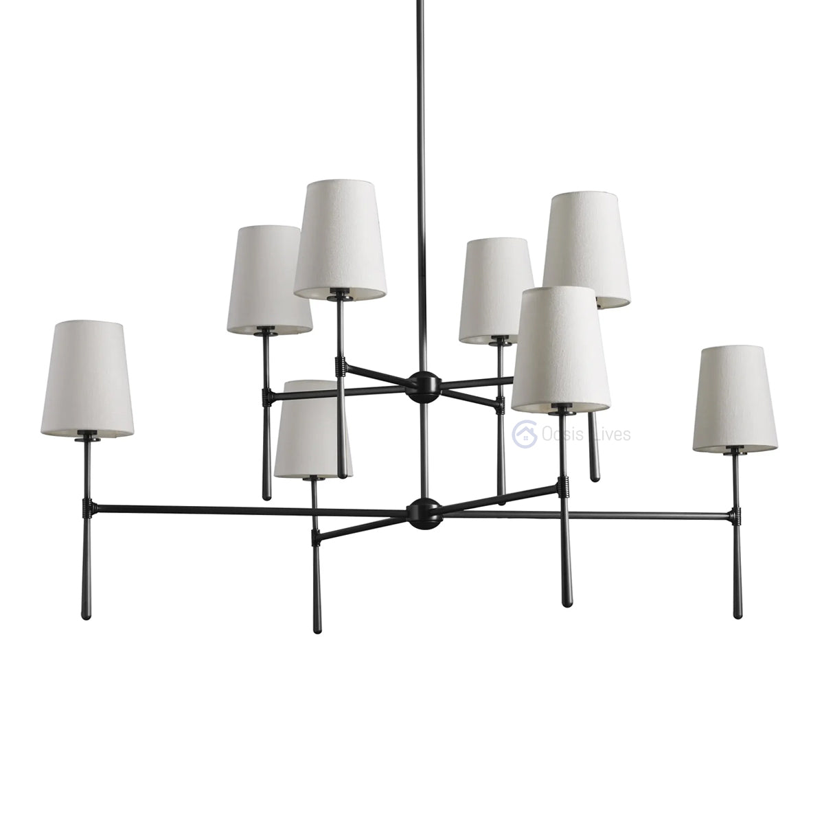 Ehodes 2-Tier Round Chandelier - Oasislives
