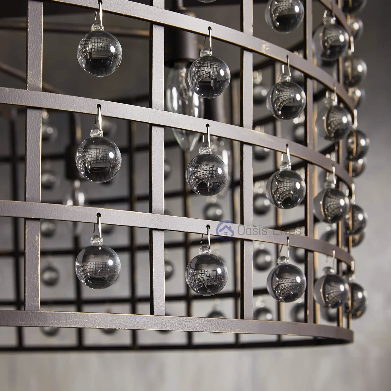 La Catigo Round Chandelier - Oasislives