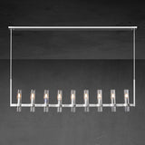 Ravel Modern Fashion Glass Linear Chandelier 71''