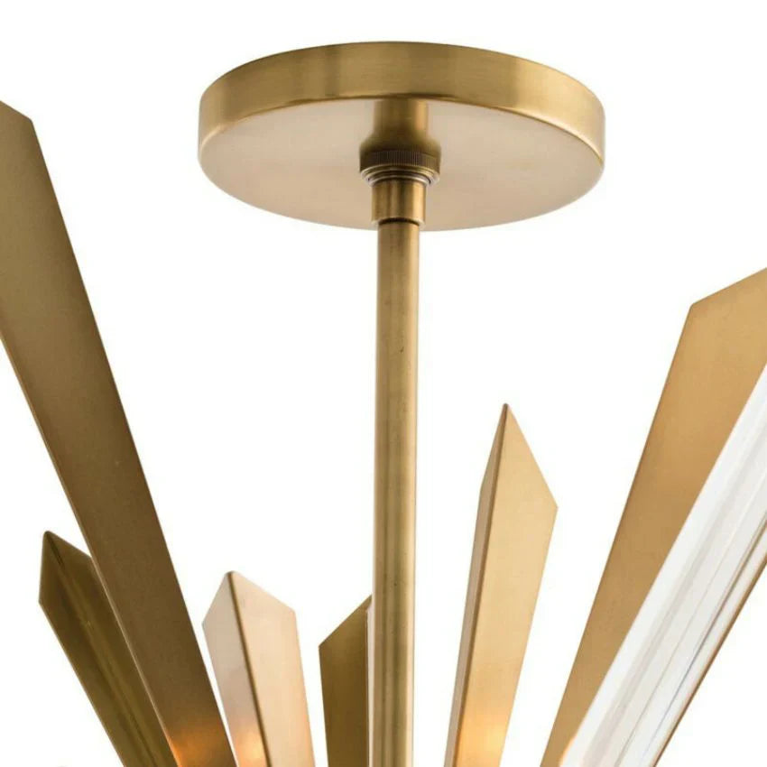 Solitude Round Chandelier 24" 38"