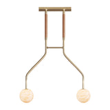 Peaks Alabaster Vanity Pendant