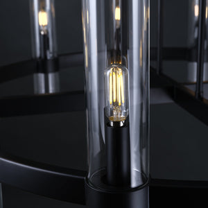 Farmhouse Wagon Wheel Chandelier 60" 70" - Fast Delivery- Chandelier1-Luxehomezone