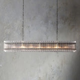 San Marc Handmade Glass Rectangle Chandelier 72"