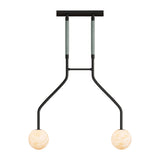 Peaks Alabaster Vanity Pendant