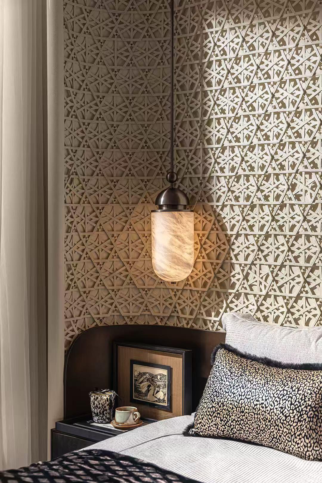 Capsule Alabaster Pendant Lamp