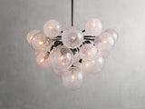 Maya Bubble Textured Glass Chandelier