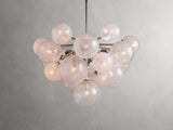 Maya Bubble Textured Glass Chandelier