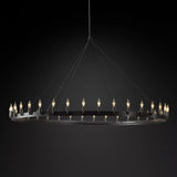 Camino Vintage Candelabra Round Chandelier 73"