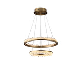 Minimalistic Crystal LED Chandelier