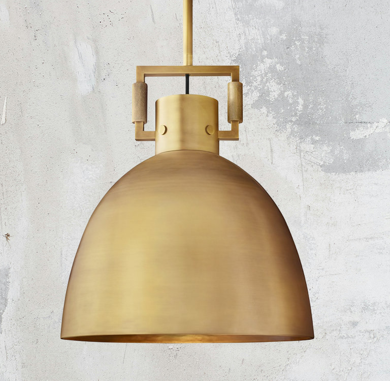 Mechinist Metal Cloche Pendant