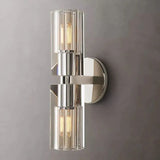 Arcachona Crystal Cup Linear Wall Sconce