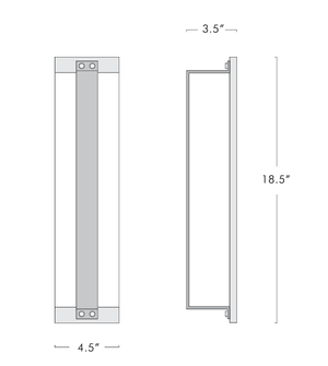 Glaçon Tall Sconce