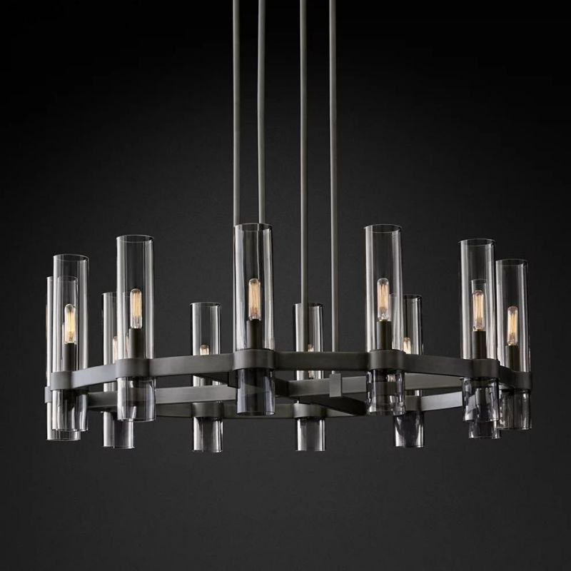 Ravel MODERN FASHION GLASS CHANDELIER 24''(Customized)
