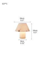 Stylish Petra Luxe Delicate Stylish Mushroom Fitz Alabaster Table Lamp for home collection