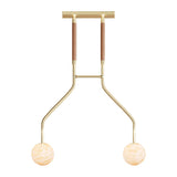 Peaks Alabaster Vanity Pendant