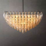 Chiara Glass Square Chandelier 32"