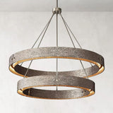 Custom Vouvan Two-Tier Round Chandelier 36"