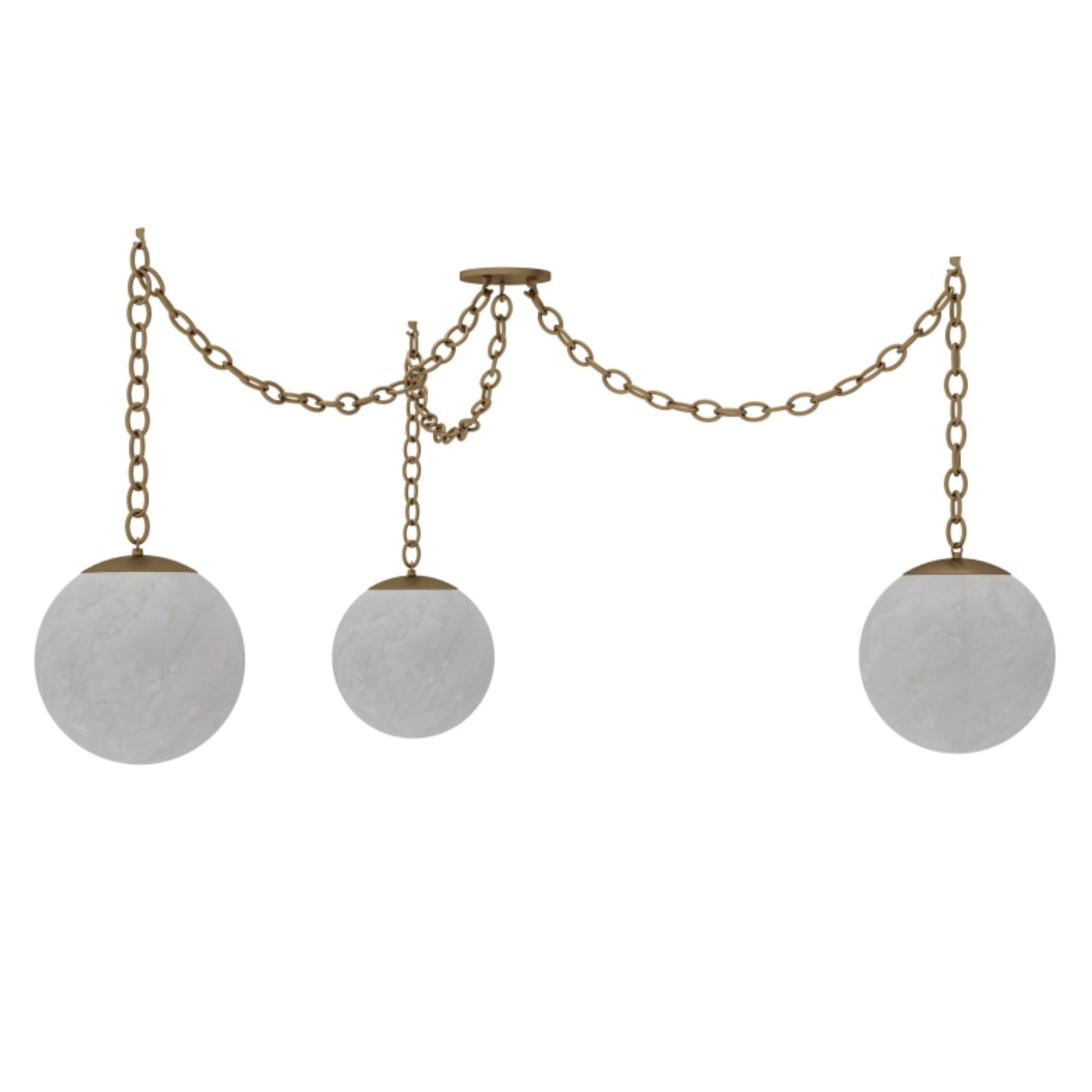 Alabaster 3 Swag Pendant