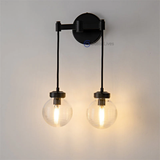 Pearl Glass Ball Double-Head Wall Sconce