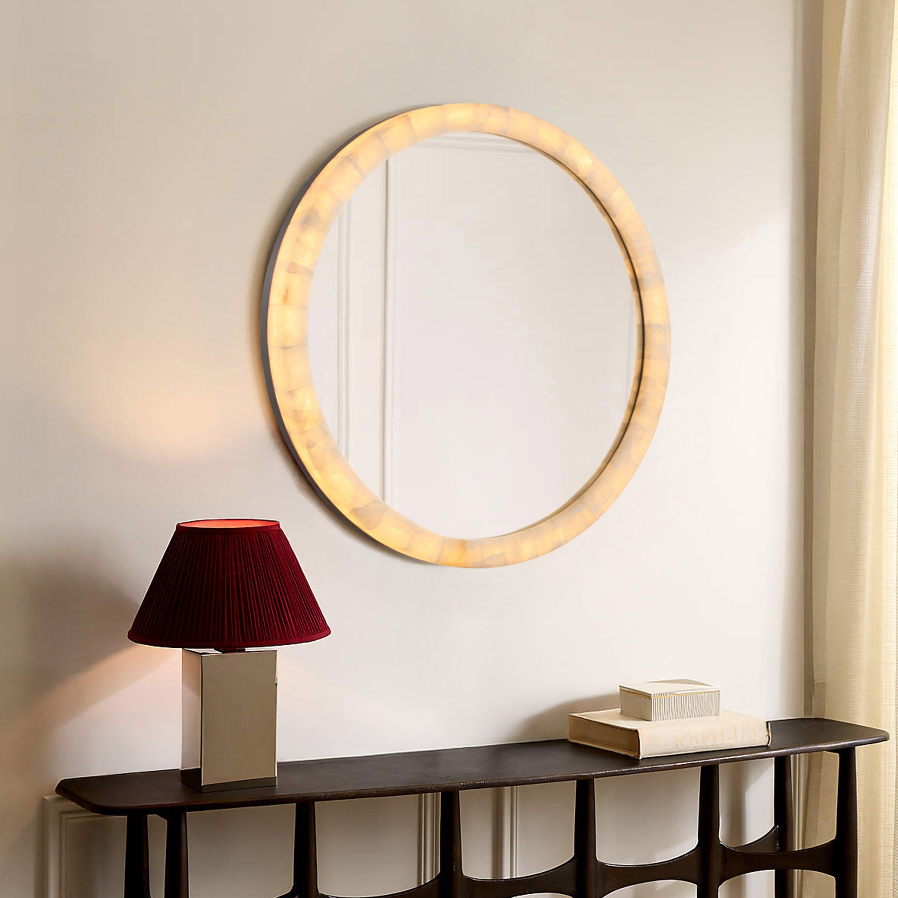 Calista Round Mirror